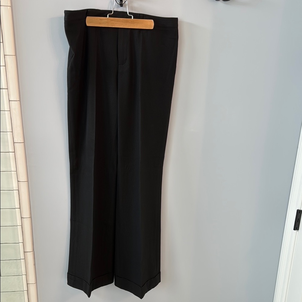 Nine West Black Wide-Leg Trousers